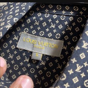 GENUINE Mens Large Louis Vuitton Paris Dress Shirt
